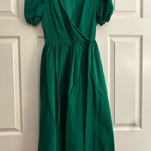 Free People Corduroy XS Green Dress
